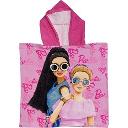 Poncho Playa Infantil Barbie