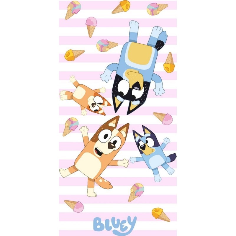 Toalla Infantil de Playa Bluey con Helados