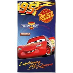Toalla Infantil de Playa Cars Disney Rayo McQueen 95