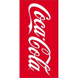 Toalla de Playa Coca-Cola Roja Logo Clásico