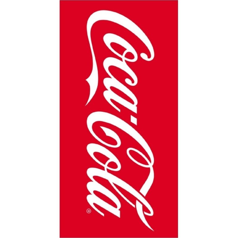 Toalla de Playa Coca-Cola Roja Logo Clásico