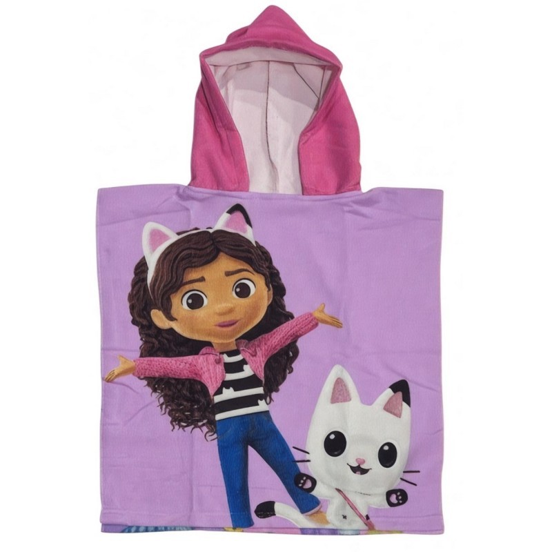 Poncho Playa Infantil Gabby’s Dollhouse
