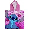 Poncho Playa Infantil Lilo And Stitch Rosa Disney