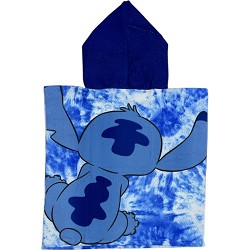 Poncho Playa Infantil Lilo And Stitch Azul Claro Disney