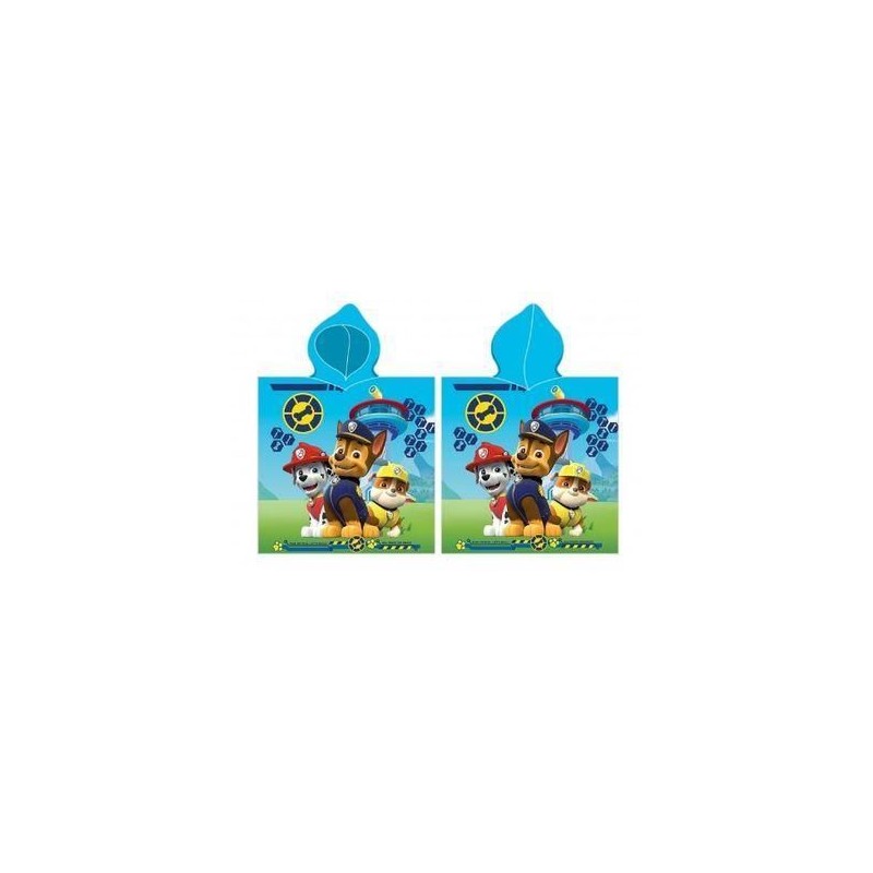 Poncho Playa Infantil Patrulla Canina