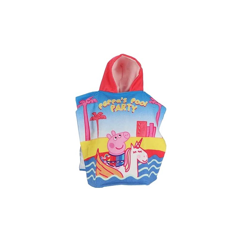 Poncho Playa Infantil Peppa Pig