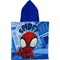 Poncho Playa Infantil Spidey Marvel