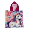 Poncho Playa Infantil Unicorn