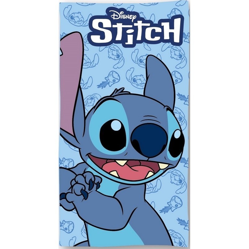 Toalla Infantil de Playa Stitch Blue Disney Azul