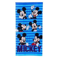 Toalla Infantil de Playa Mickey Mouse Disney Azul