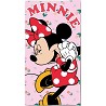 Toalla Infantil de Playa Minnie Mouse Rosa Floral