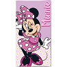 Toalla Infantil de Playa Minnie Mouse Rosa Lunares