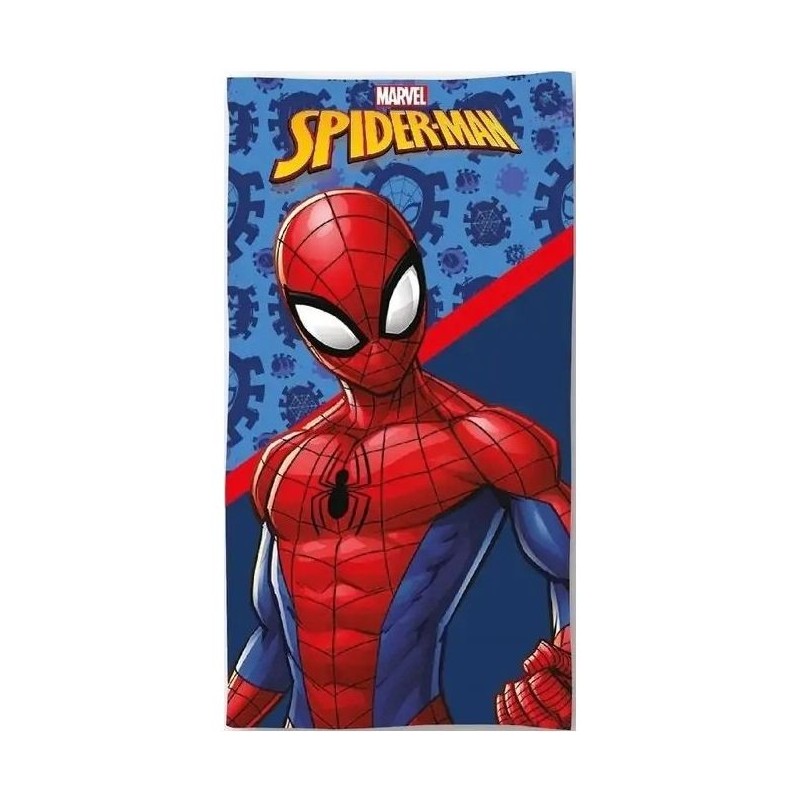 Toalla Infantil de Playa Spiderman Marvel Azul