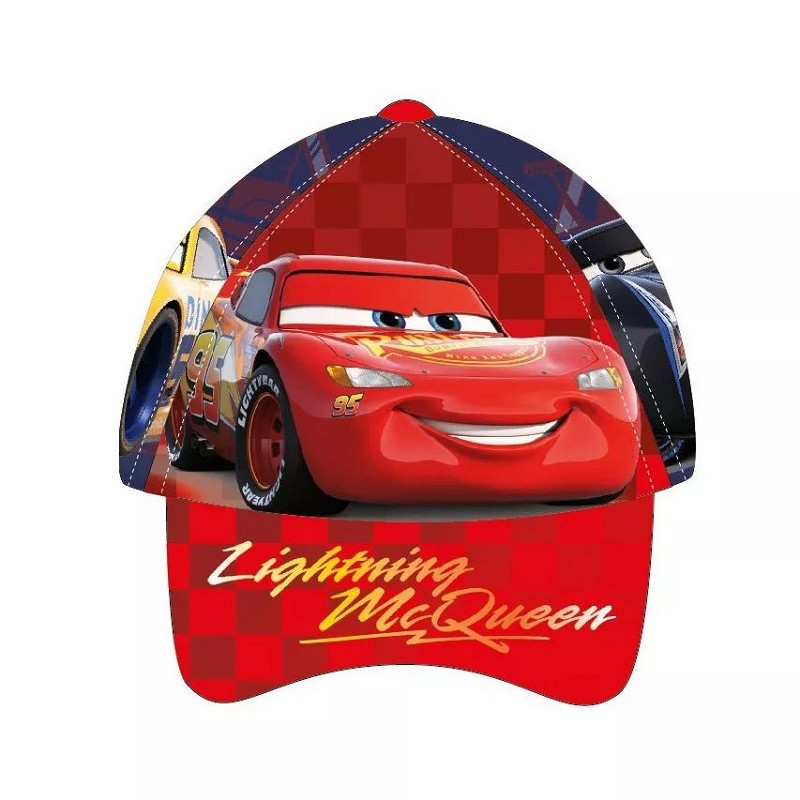 Gorra Infantil Cars Rayo McQueen Roja