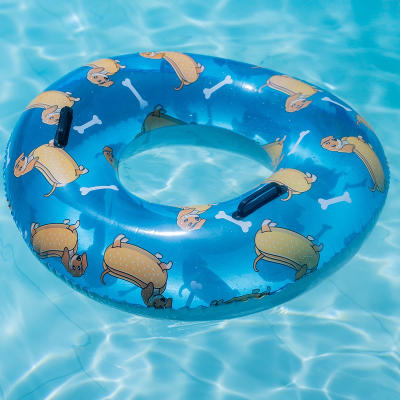 Flotador Hinchable Perro Salchicha 100Cm.