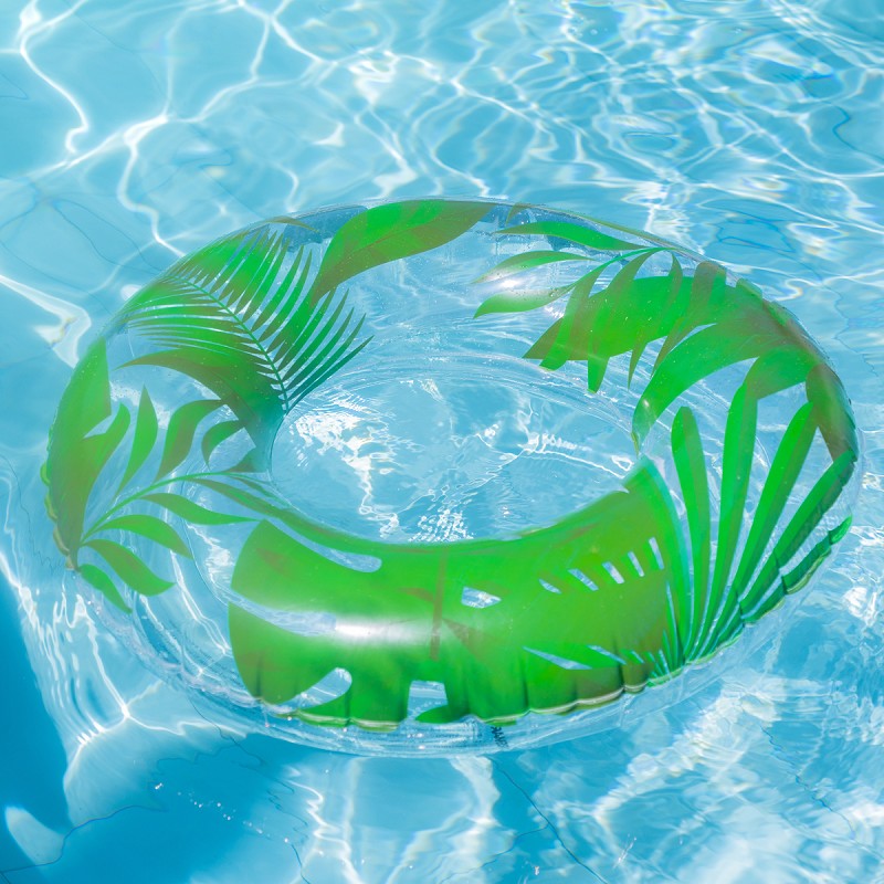 Flotador Hinchable Rueda Hojas 91 cm.