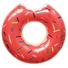 Donut Hinchable con mordisco Rojo
