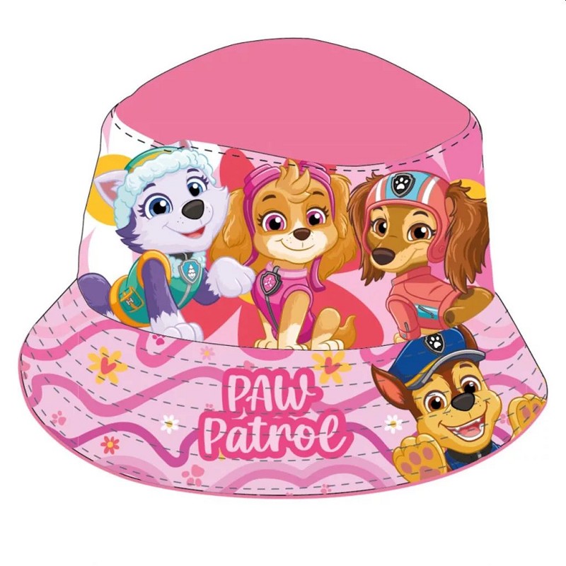 Gorro Infantil Tipo Bucket Paw Patrol para Niña