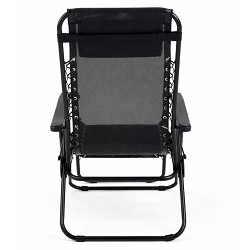 Silla Hamaca para Exterior Gravity 161x62x107 cm. Negro