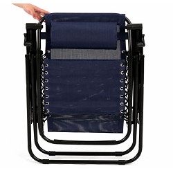 Silla Hamaca para Exterior Gravity 161x62x107 cm Azul