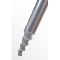 Sombrilla Playa con Pincho Integrado Rayas Marino-Naranja