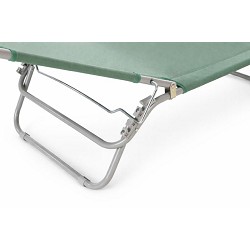 Hamaca de Hierro color Verde Plegable 188x55x24 cm.