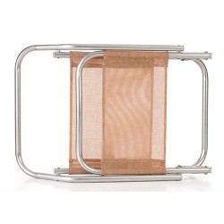 Silla de Suelo Ras para Playa Beige