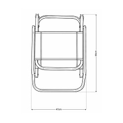 Silla de Suelo Ras para Playa Beige
