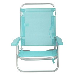 Pack 2 Sillas de Playa Bajas Plegables Aguamarina