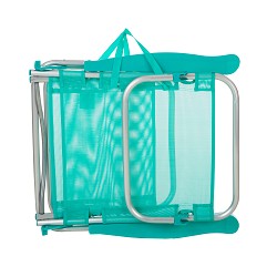 Pack 2 Sillas de Playa Bajas Plegables Aguamarina