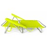 Pack 2 Sillas de Playa Bajas Plegables Amarillas