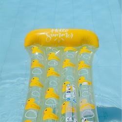 Colchón Hinchable Patitos Amarillo
