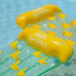 Colchón Hinchable Patitos Amarillo