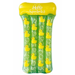 Colchón Hinchable Patitos Verde