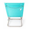 Pack 2 Sillas Playa Plegables con Cojín 80x48x67 cm. Aguamarina