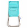 Pack 2 Sillas Playa Plegables con Cojín 80x48x67 cm. Aguamarina