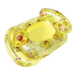 Barca Hinchable Infantil Animales con Volante 80 cm.