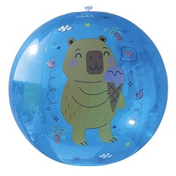 Pelota de Playa Capibara 50 cm. Azul