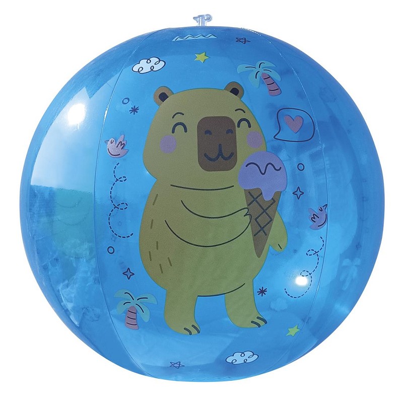 Pelota de Playa Capibara 50 cm. Azul