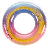 Flotador Hinchable Rueda Multicolor Purpurina 55 cm.