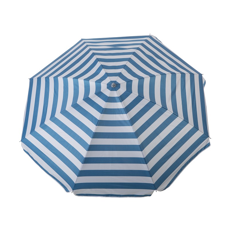 Sombrilla Playa Colección Blue Solar Azul-Gris Estrecha