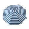 Sombrilla Playa Colección Blue Solar Azul-Gris Estrecha