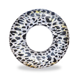 Flotador Hinchable Leopardo Purpurina 119 cm.